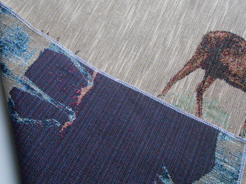 upholstery fabric sample 26 x 27 brown moose
