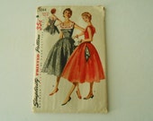 vintage Simplicity 1044 dress 1950's full skirt size 14