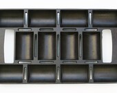 Antique FRENCH Style Roll Cast Iron Pan Rare X-Larger Size 13 1 8 quot No. 11 GEM 12 Cup Organically Cleaned Seasoned, Quality Collectors Pan