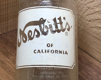 Large 1960s Vintage Nesbitt's Soda Decal Perfect Condition Rare 11 X 7 Inches 