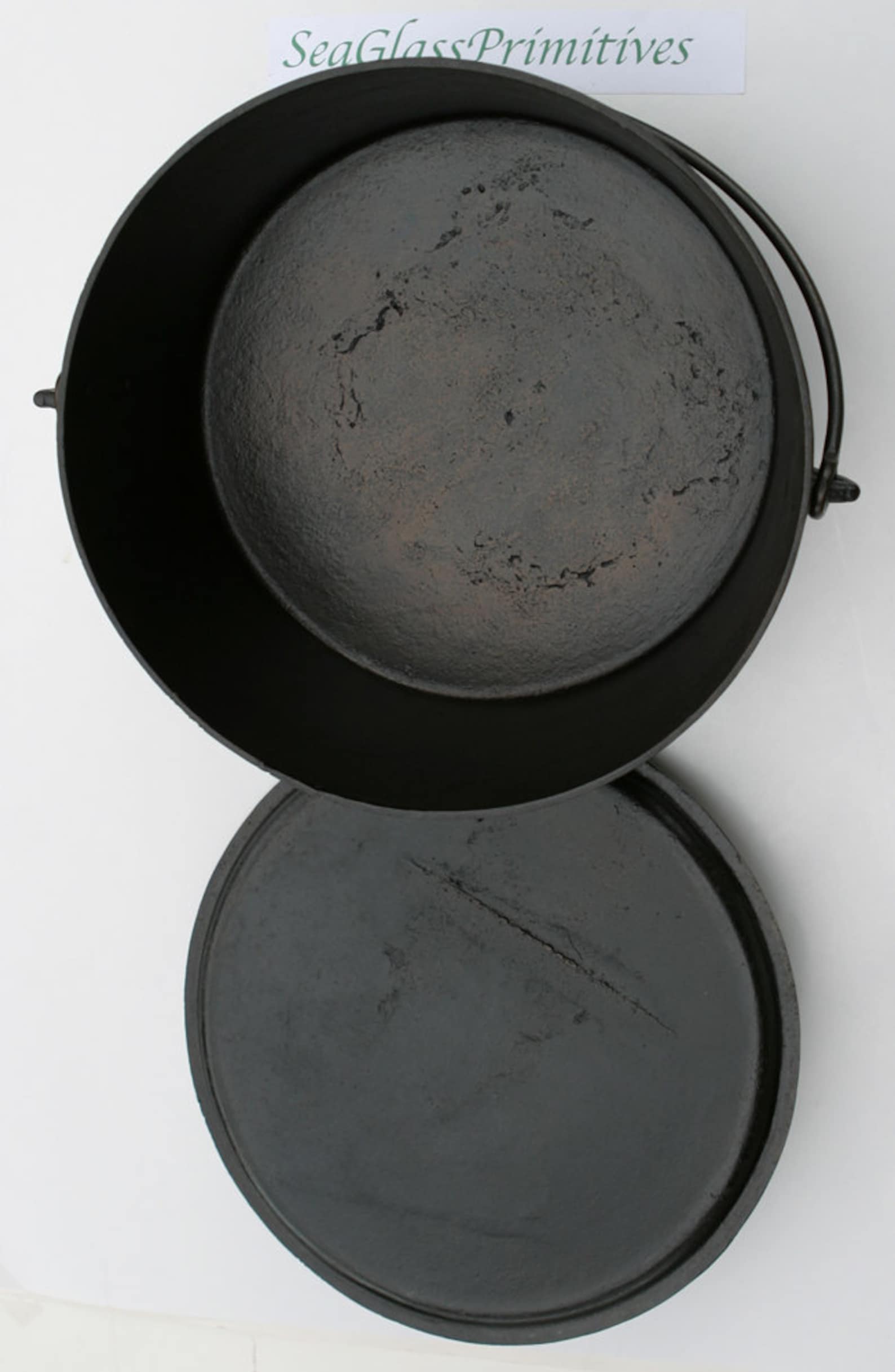 Primitive Very Rare 1800s xLarge Dutch Oven Cast Iron No. 12 Etsy