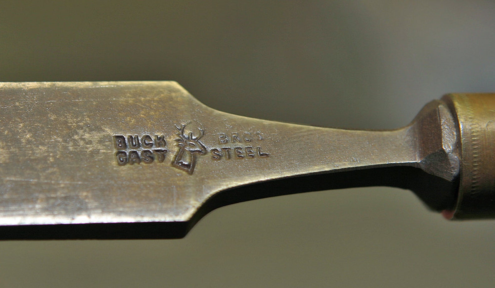 Antique Buck Brothers Chisel w Wooden Handle Early Tool rare Etsy