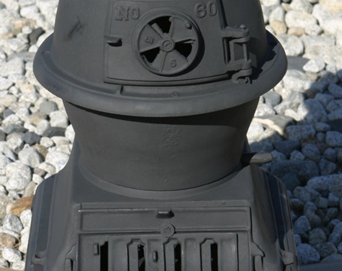 Antique Fully Restored Birmingham Stove & Range Parlor Pot Belly Stove