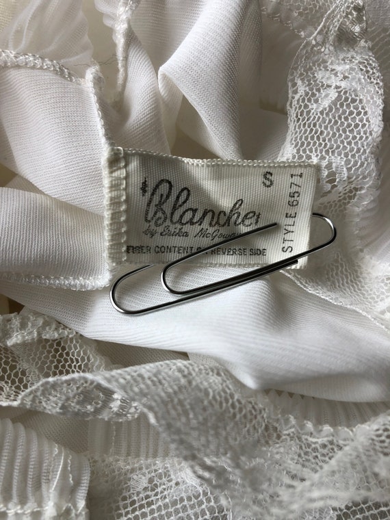 Vintage Blanche White Innocent Girlie Nightgown w… - image 5