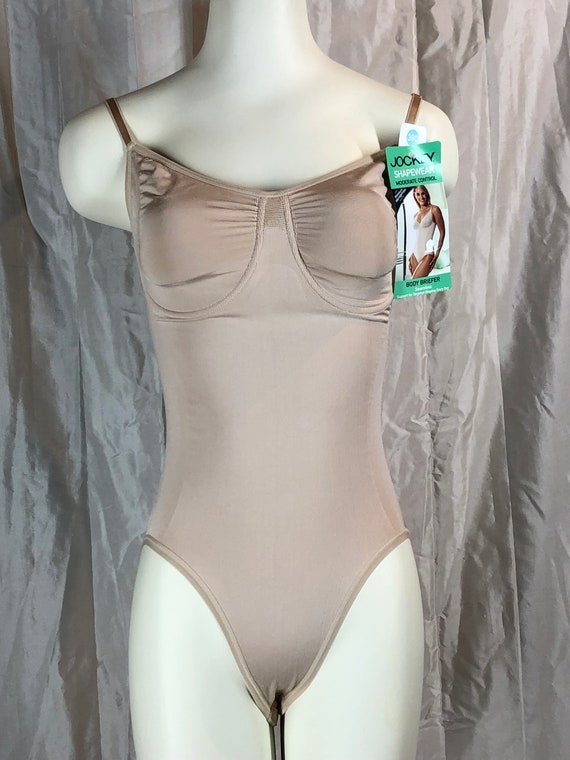 Vintage Jockey Shapewear Moderate Control Body Briefer 38C NWT Seamfree,  Tightens Waist Flattens Tummy Lifts Bottom 