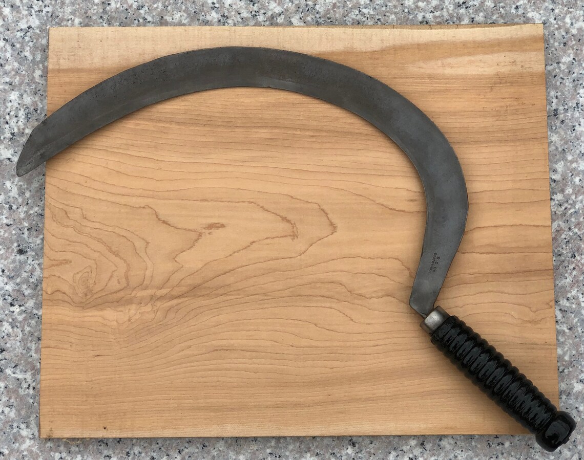 Primitive Early Sickle Hay KNIFE Jay Vermont Farmstead Etsy