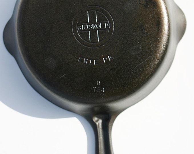 Antique Griswold Erie PA Cast Iron Skillet Fry Pan No. 5 Small Etsy
