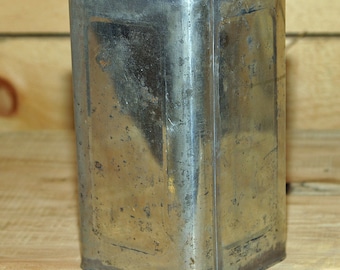 Primitive Rare 1800s VERMONT Sugarhouse MAPLE SYRUP Fully Embossed Larger 1 Gallon Size Tin Can