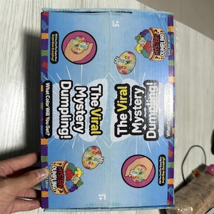 Viral Mystery Dumpling Blind Box Toy, Colorful Squishy Buns Set