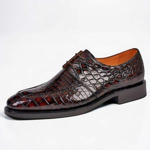 Chaussures habillées oxford pour hommes faites à la main