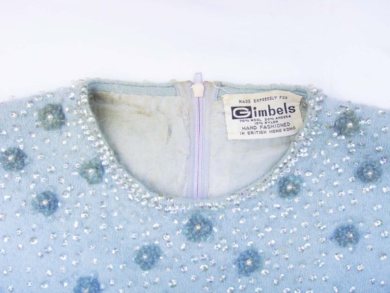 Vintage "Gimbels" Sequin Embellished  Sleeveless … - image 1