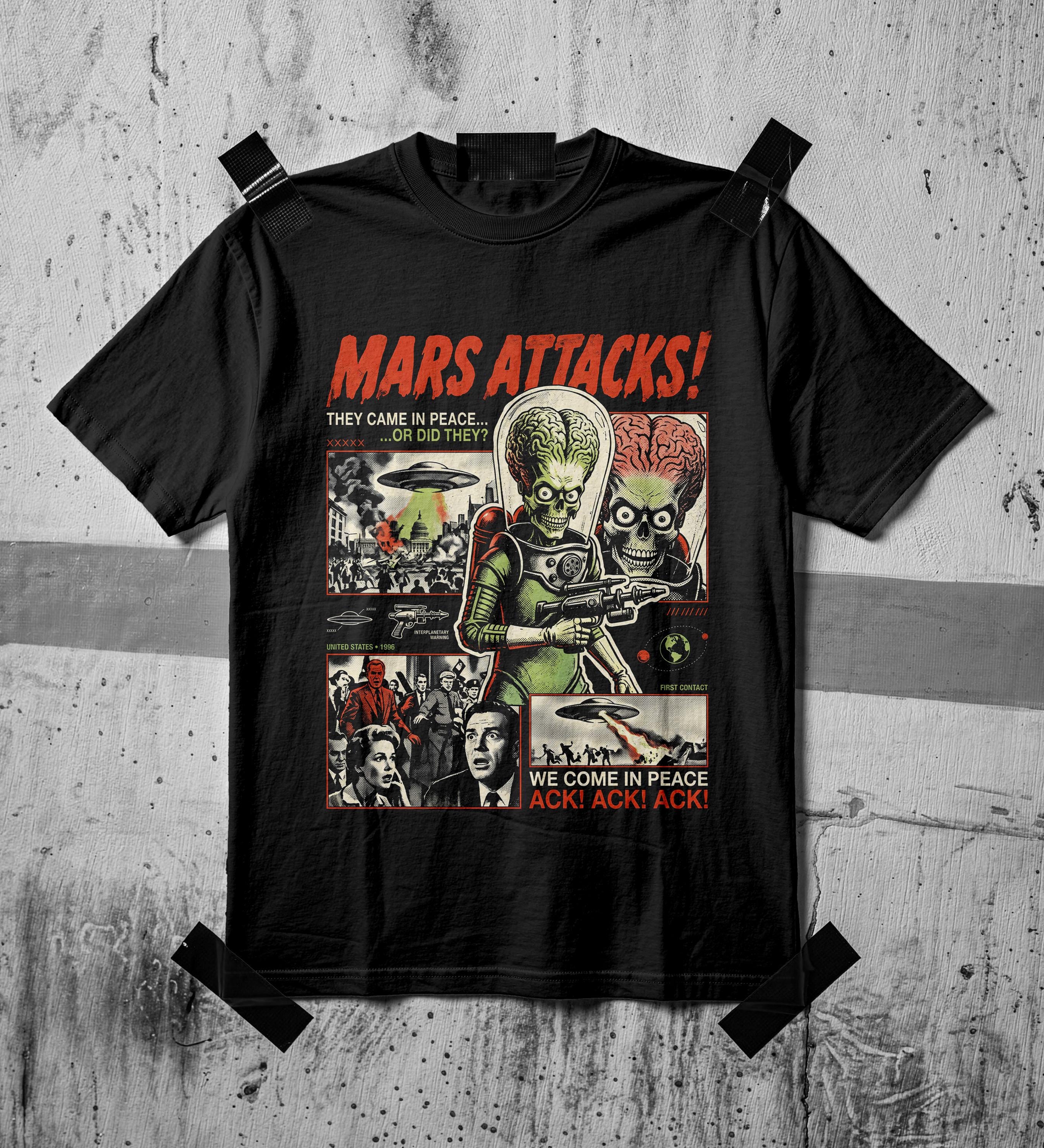 Mars attacks t shirt - Etsy 日本