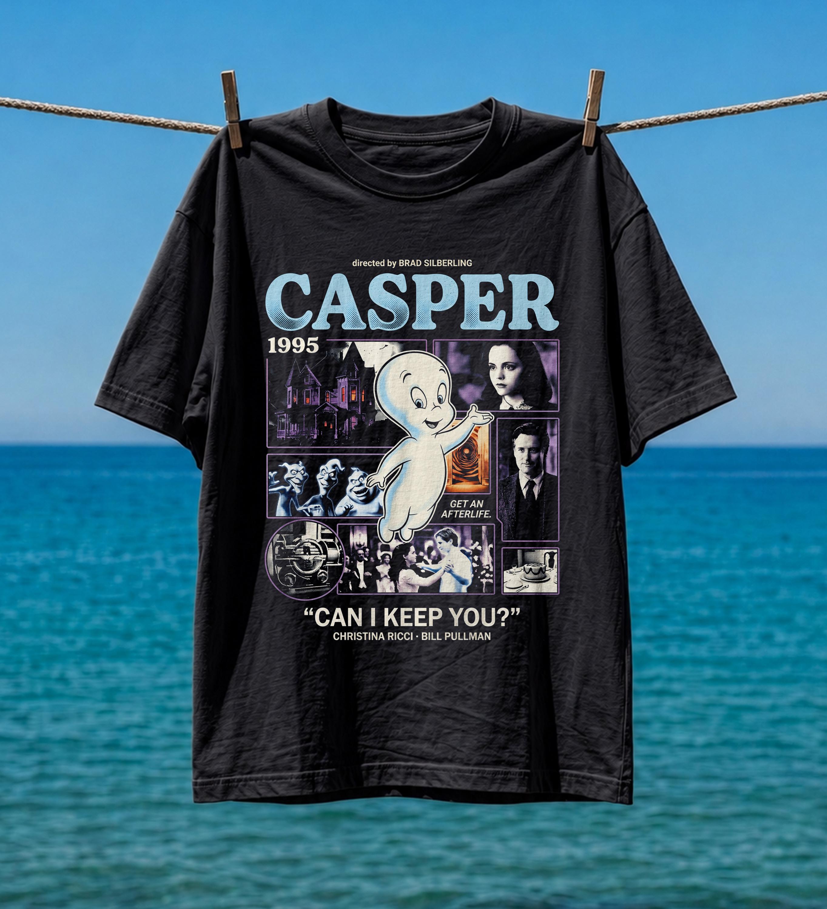 90s USA製 映画 キャスパー CASPER アニメ Tシャツ 1995 Casper Movie 1995 Shirt - Etsy