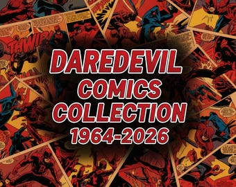 Daredevil Comics Collection 1964-2026, 70GB Mega Bundle, Issues, Annual, Volume, Specials, Extra, Crossovers, Modern Era Epic, Dark Nights