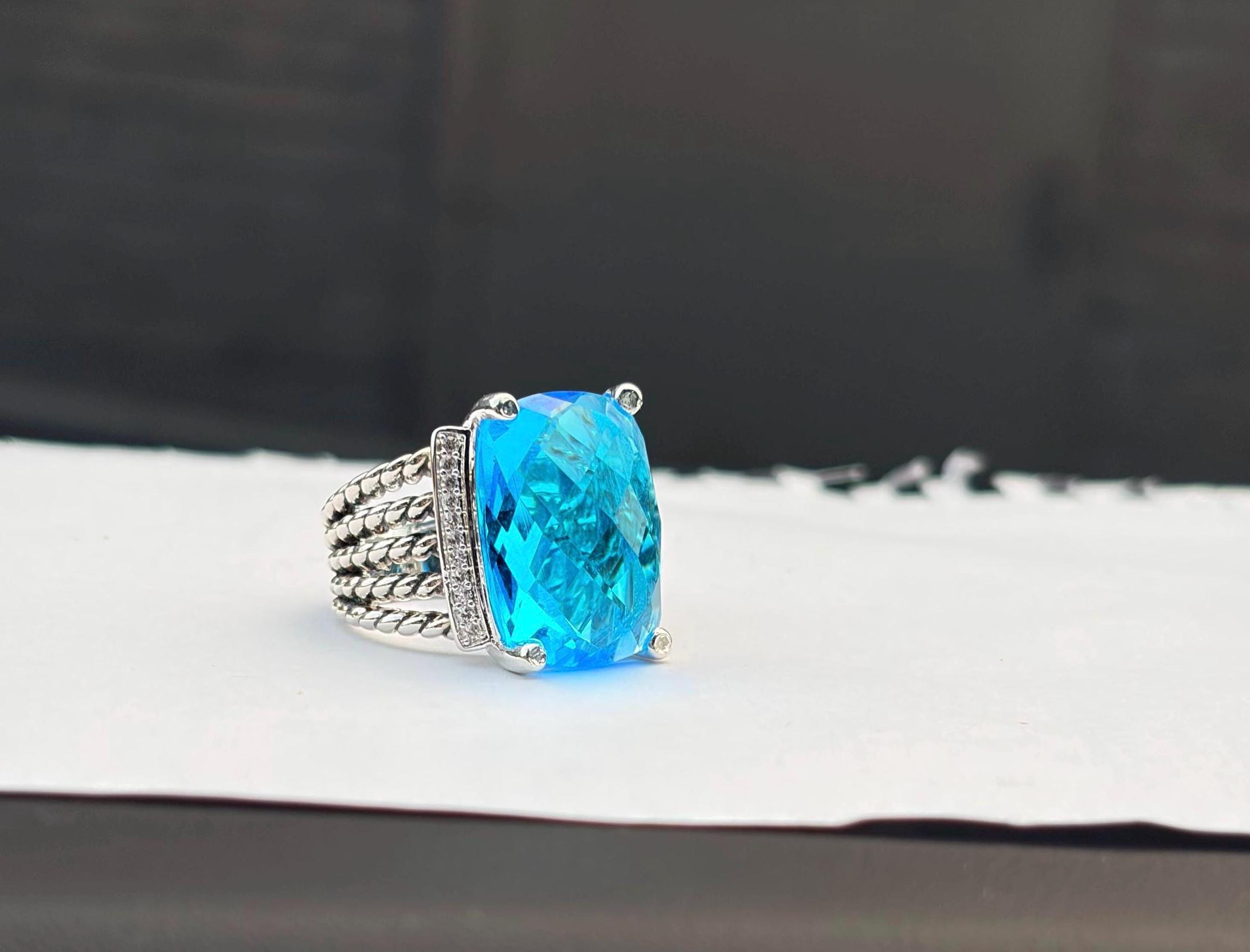 Blue David Yurman Ring - Etsy