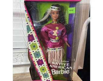 Barbie Dolls Of The World Native American Barbie 3rd Edition Mattel 1994 NRFB