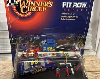 Serie Winners Circle Pit Row de Hasbro de 1999, Jeff Gordon tirando de la cuerda 1:64