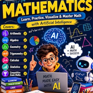 AI Tools for Mathematics Learning | 20 Best AI Math Tools | Printable Educational PDF | stem Guide for Students