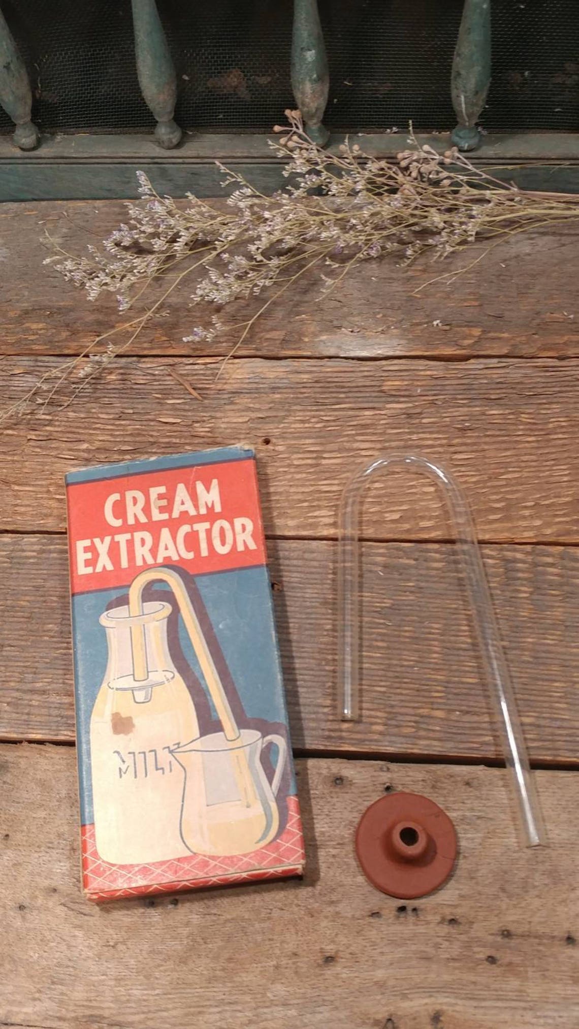 Vintage Collectible Cream Extractor in Original Box / Etsy