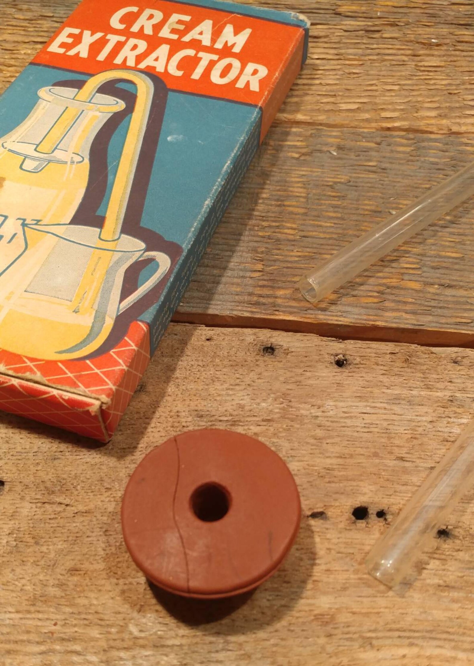 Vintage Collectible Cream Extractor in Original Box / Etsy