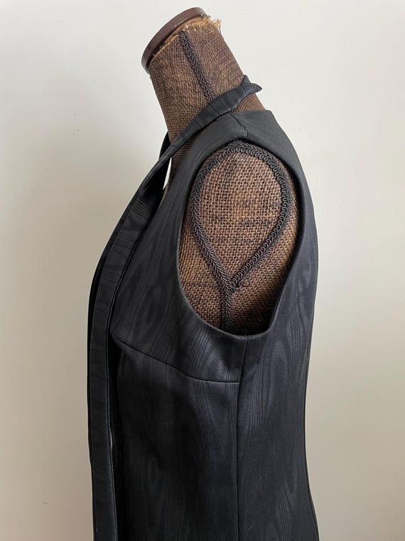 vintage 1970’s jacquard black sleeveless jumpsuit… - image 10
