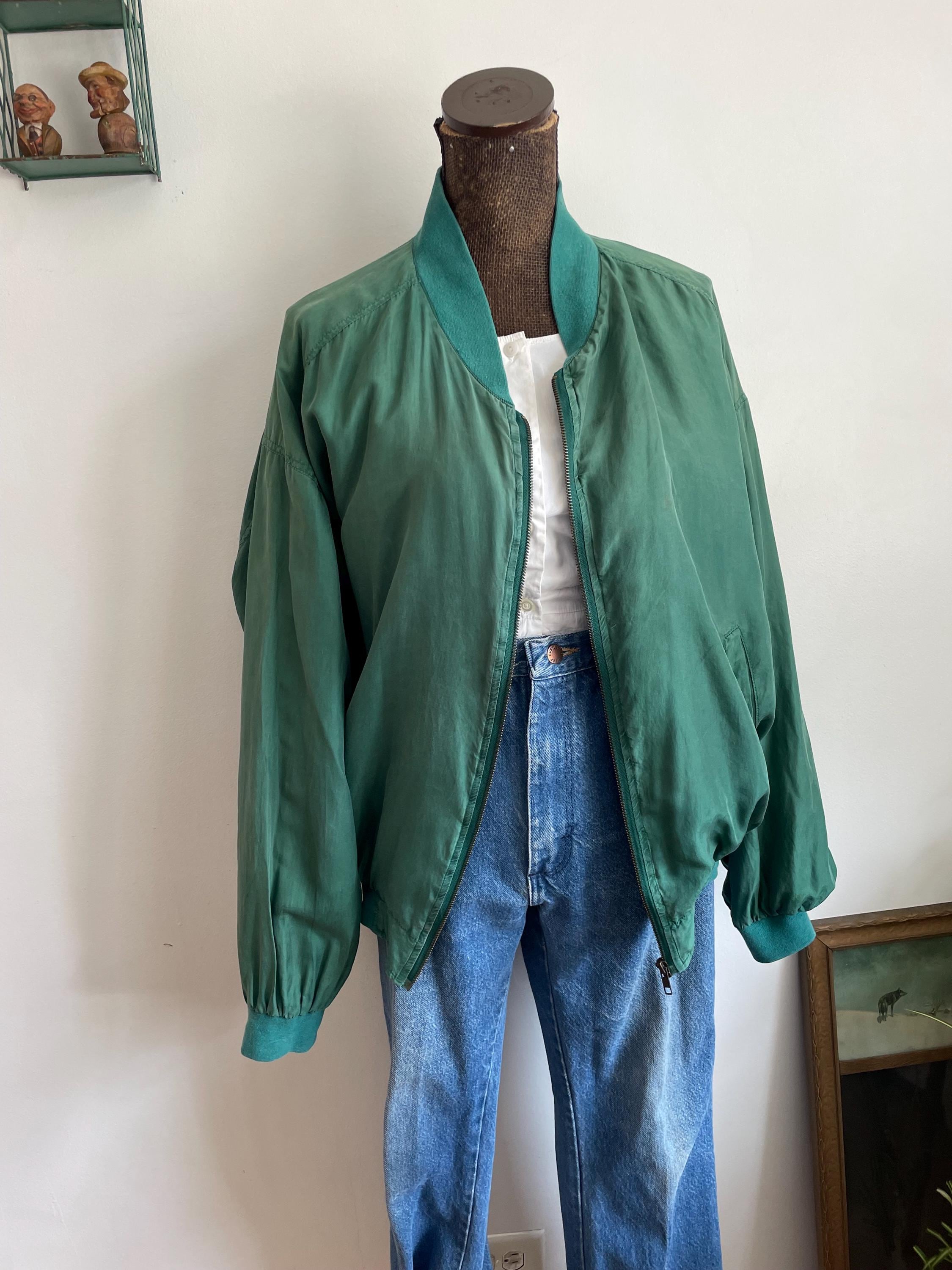 Vintage Silk Bomber Jackets - Etsy