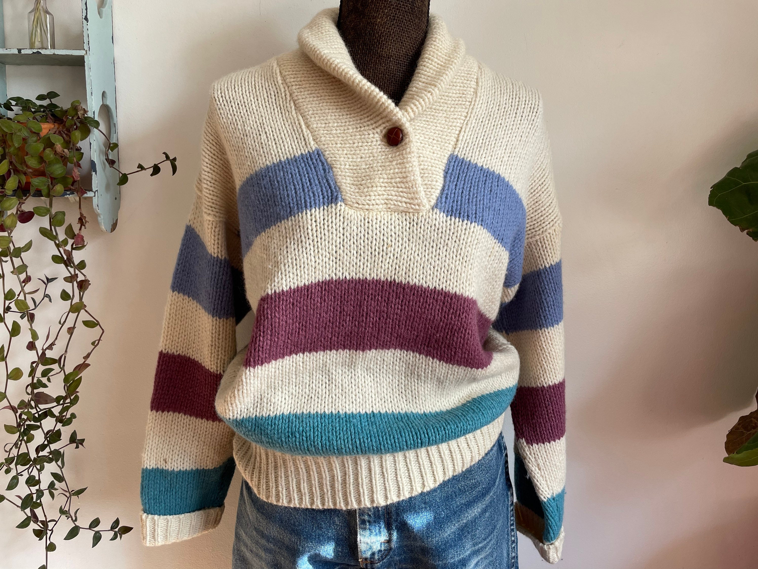 【80s】Vintage Shawl Collar Wool Coat USA il_fullxfull.6606608356_scwq.jpg