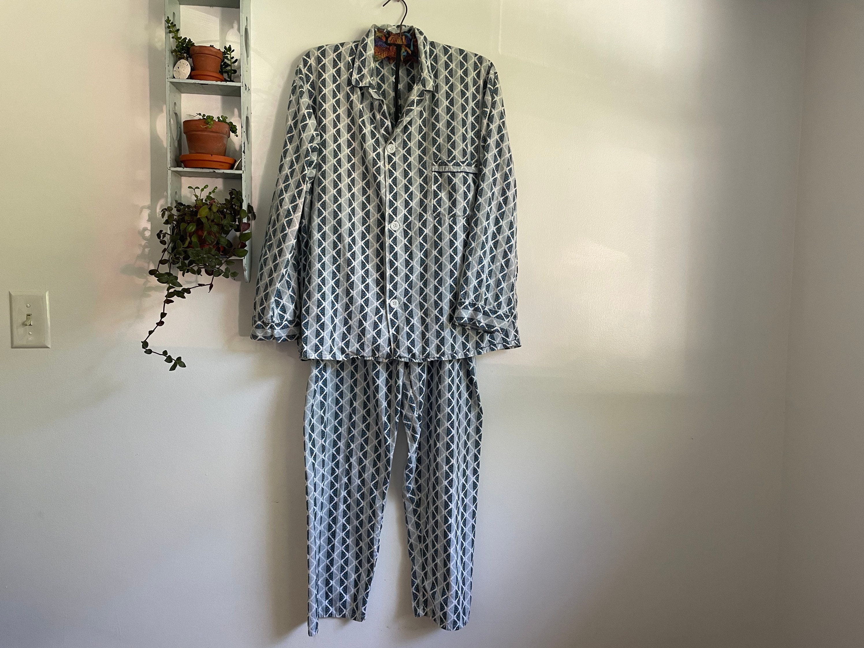 Vintage 1960s large Fruit of the loom pajama set | Etsy