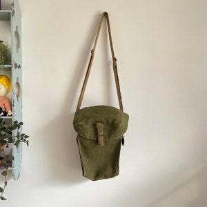 Genuine British Military Vintage WW2 Khaki Canvas Shoulder