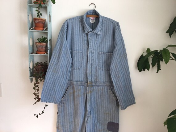 Vtg Walls herringbone coveralls 44 Tall USA made