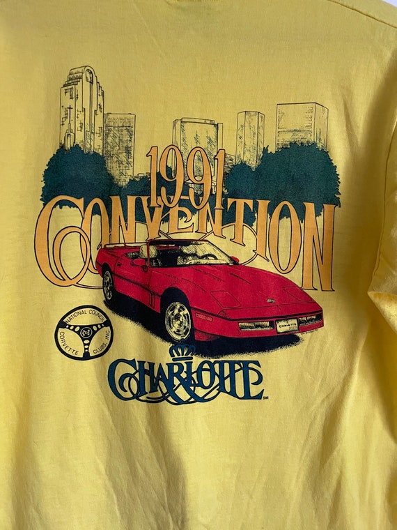 Vintage 1991 yellow screen stars best Corvette clu