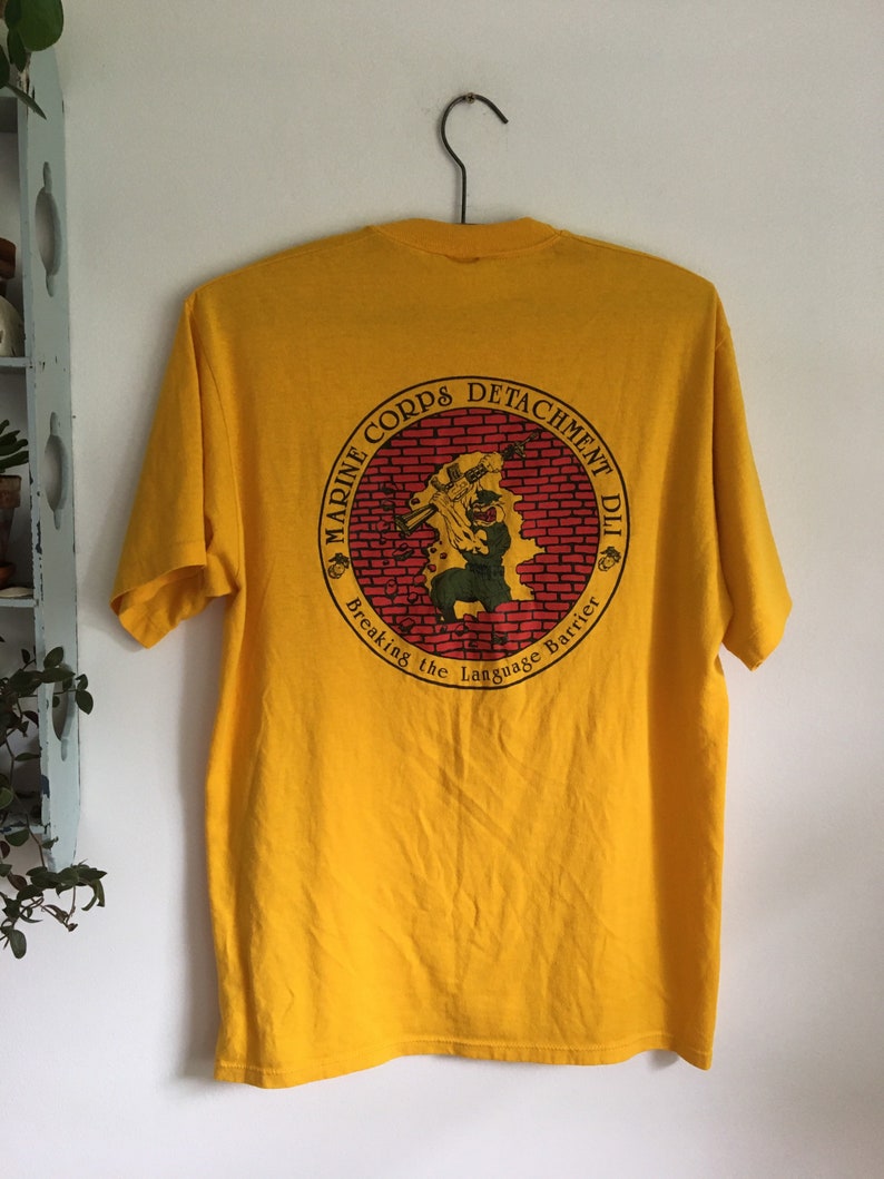 Vintage LXL marine corps bulldog tee