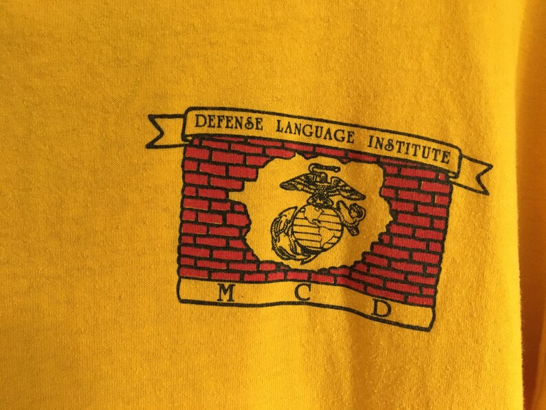 Vintage LXL marine corps bulldog tee