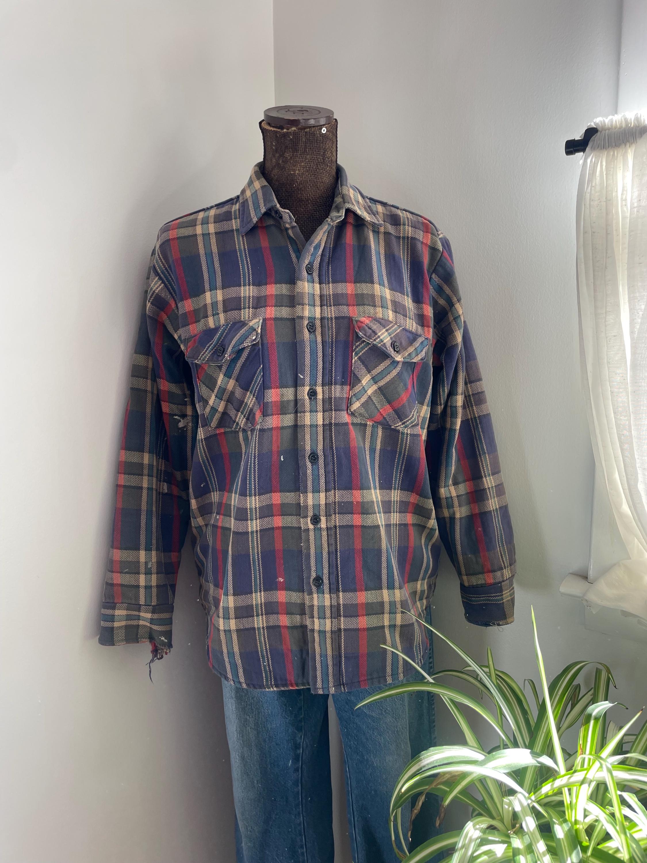Vintage Quilted Flannel Shirt - Etsy display picture 1