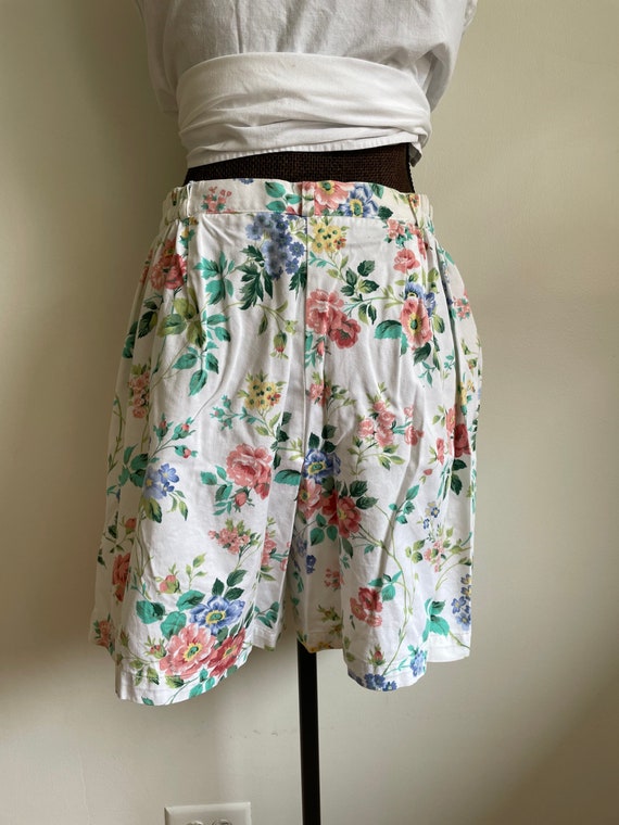Vintage large floral shorts 1990’s - image 3