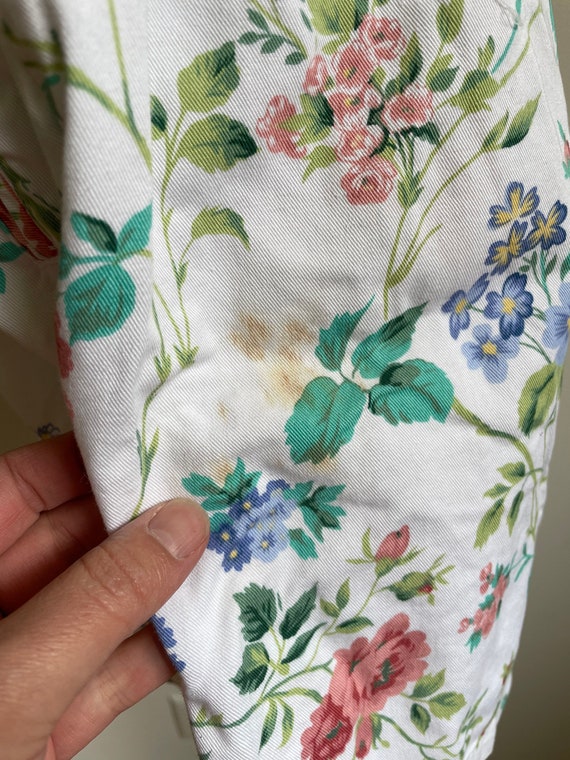 Vintage large floral shorts 1990’s - image 9