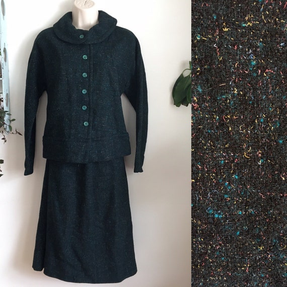 40’s Peerless of Boston skirt suit S/M