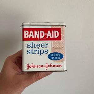 vintage Band-Aid tin
