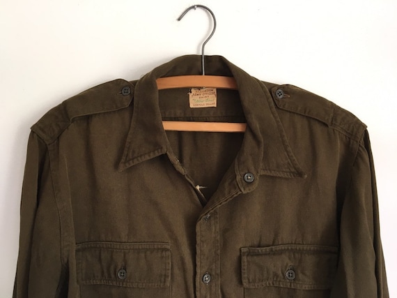 1940's WWII Army officers shirt large/XL