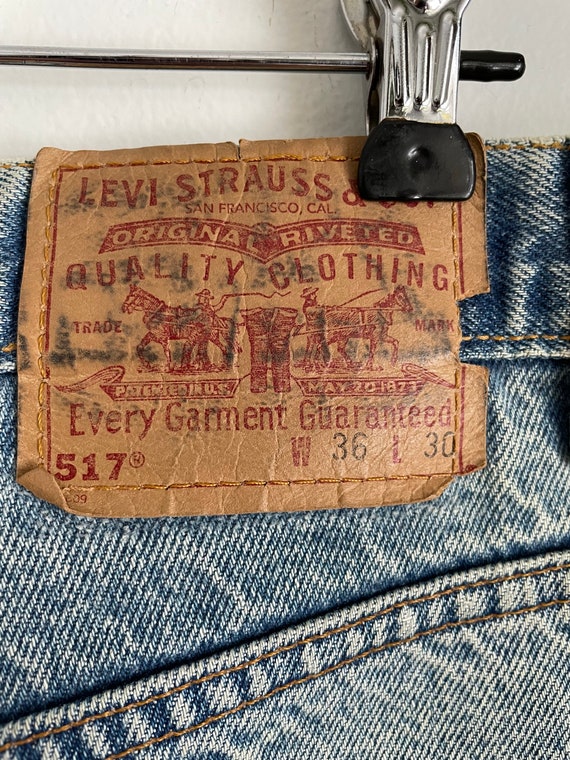 Vintage 35x28 517 Levi’s red tab boot cut - image 6