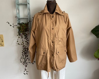Vintage tan spring jacket medium