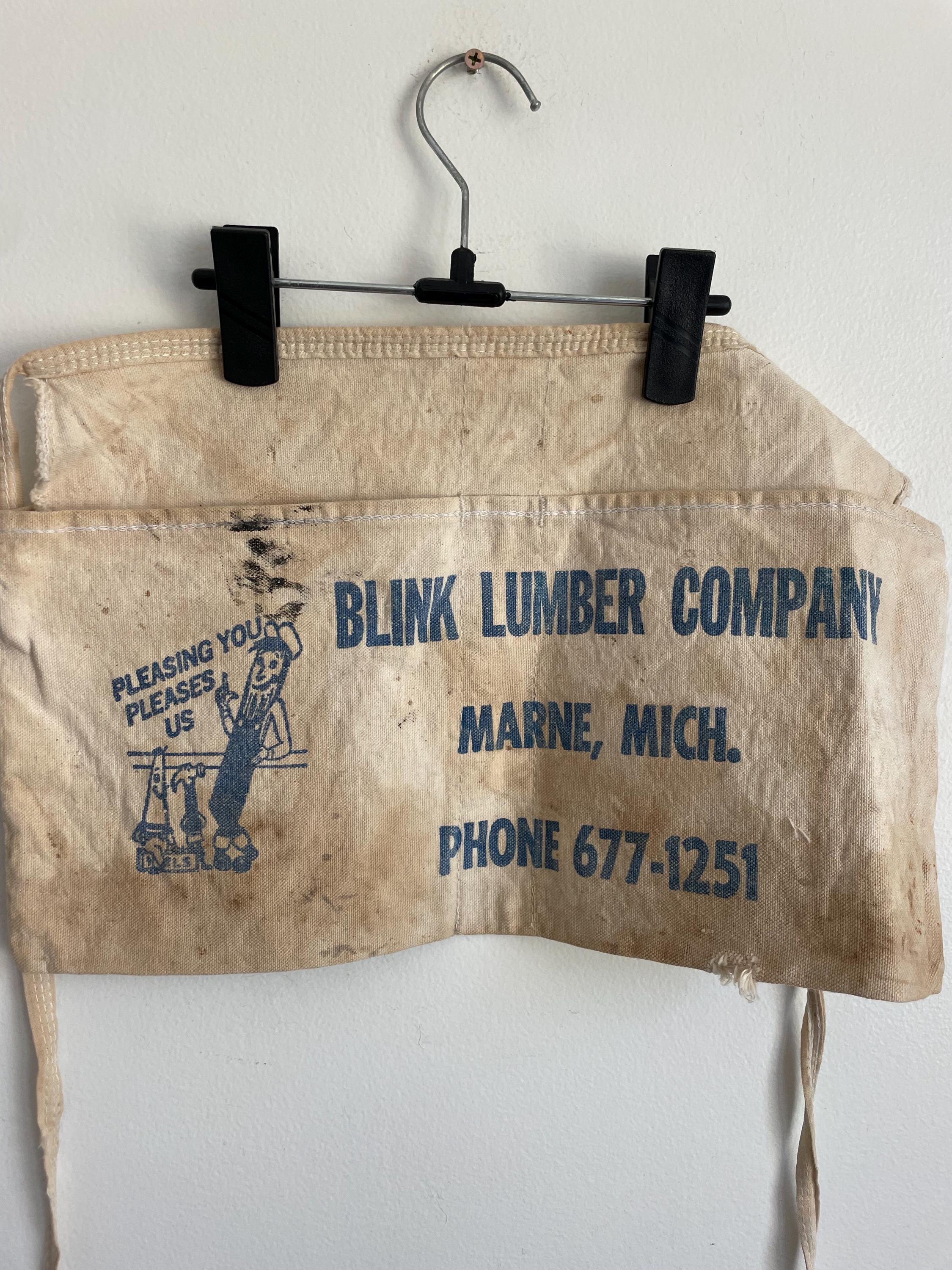 Vintage Blink Lumber Canvas Nail Apron - Etsy