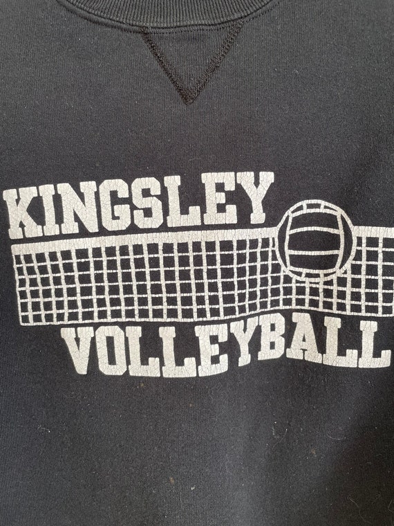 Vintage 1990s L/XL Russell sweatshirt volleyball … - image 2