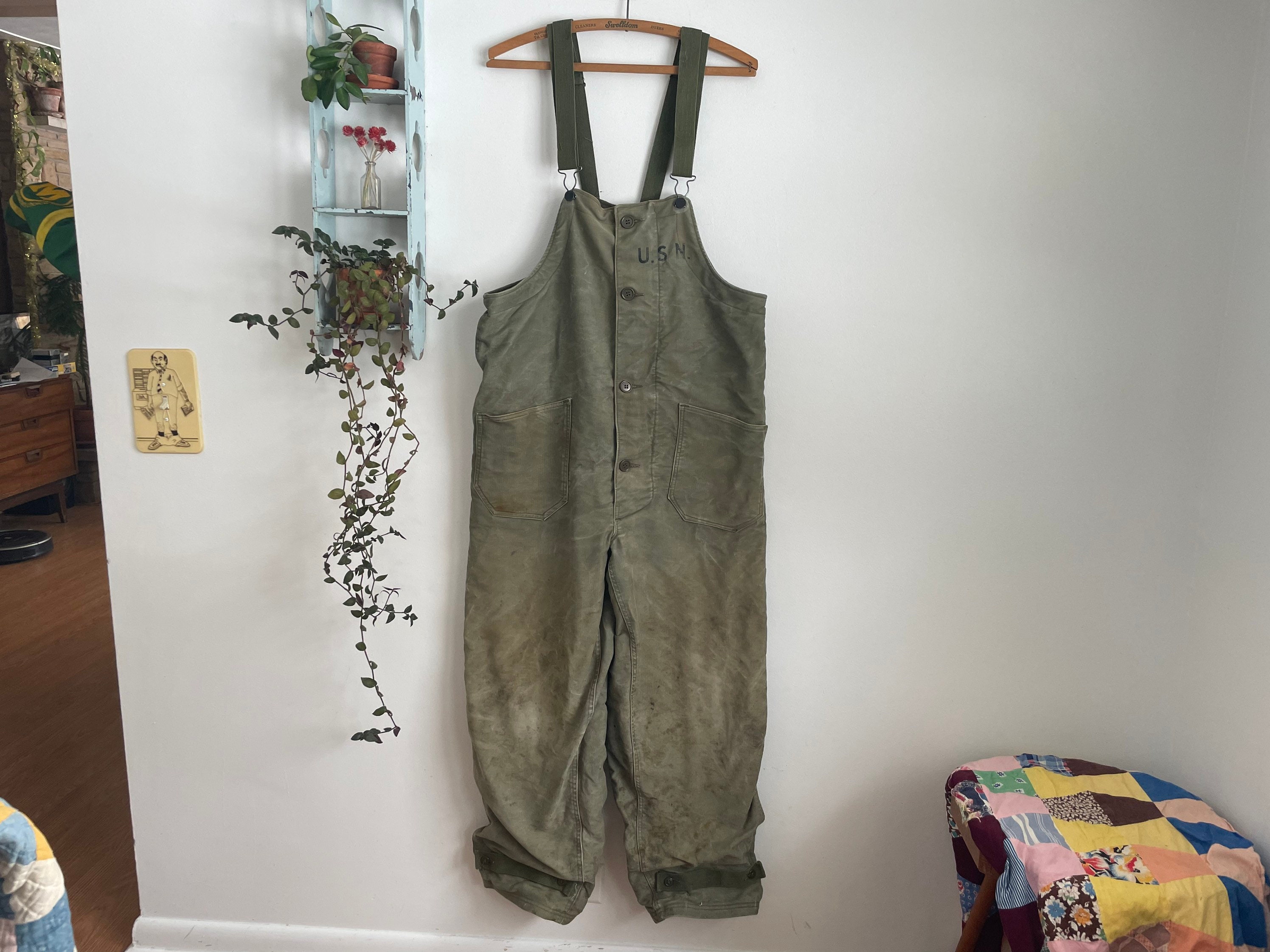 Us Navy Deck Overalls - Etsy Us Navy Deck Overalls - Etsy