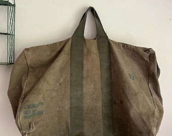 Bolsa de equipo de aviador de la USAF vintage de 1964