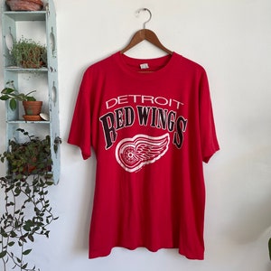 Vintage Detroit Red Wings Probert & McCarty T-shirt NHL Hockey 90s – For  All To Envy