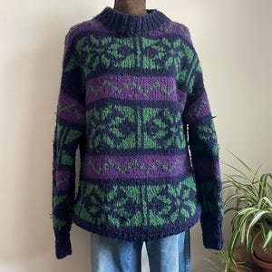 アウター 90s Vintage Flower Ecuador Knit Kids This item is unavailable - Etsy