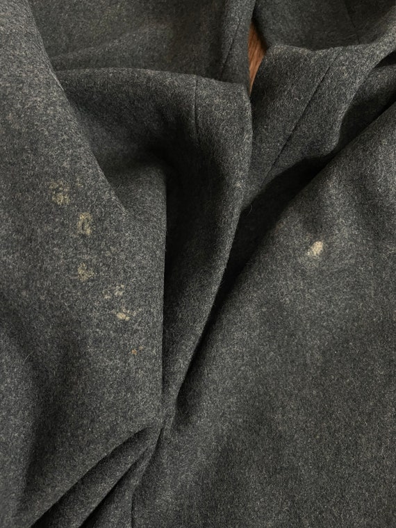 Vintage wool military pants 30x30 Grayish green - image 8