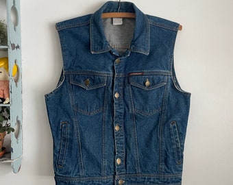 Vintage small Jordache denim vest 1980’s