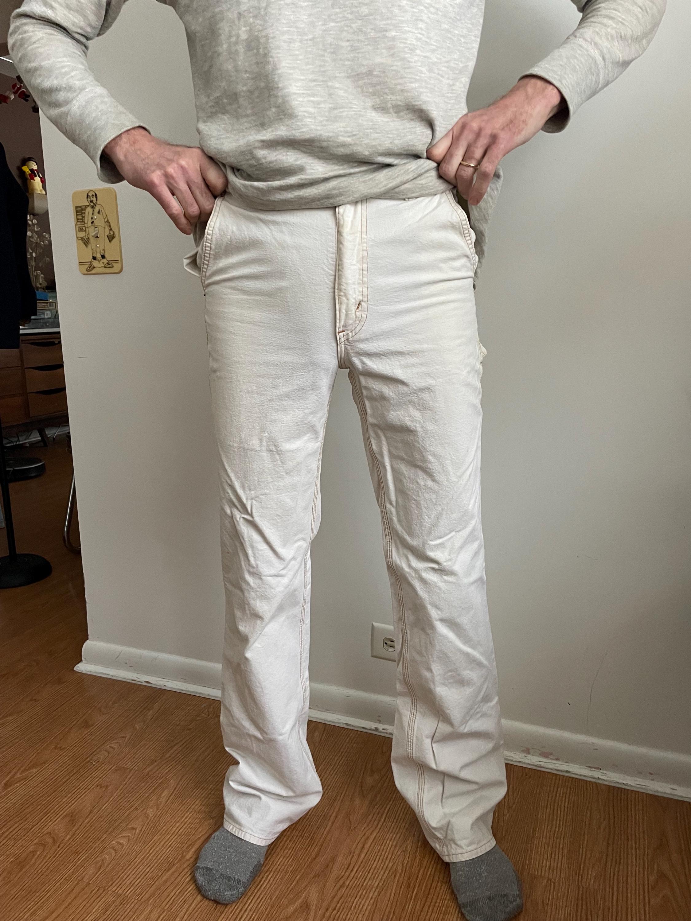 White Painters Pants 70s - Etsy